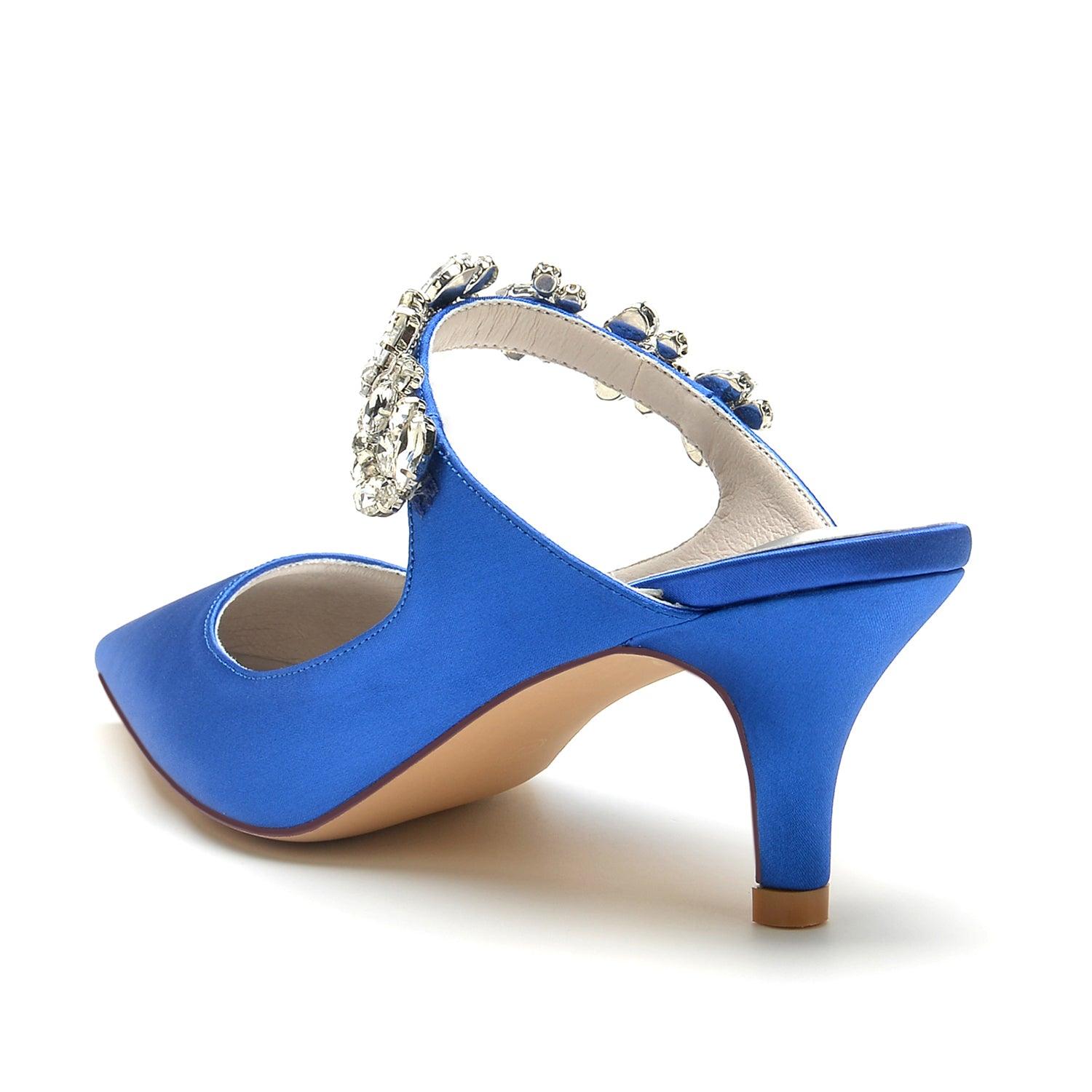 Stiletto Heel 6cm Silk-Like Shoes CK0360 - COCOMELODY