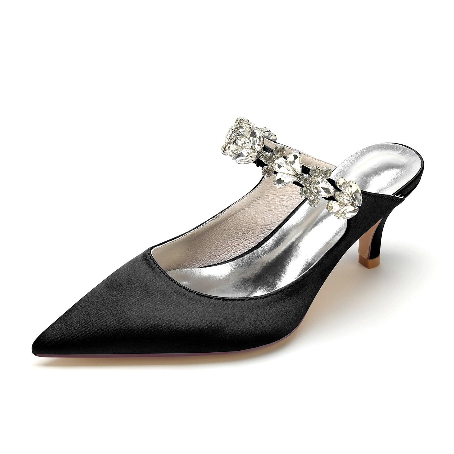 Stiletto Heel 6cm Silk-Like Shoes CK0360 - COCOMELODY