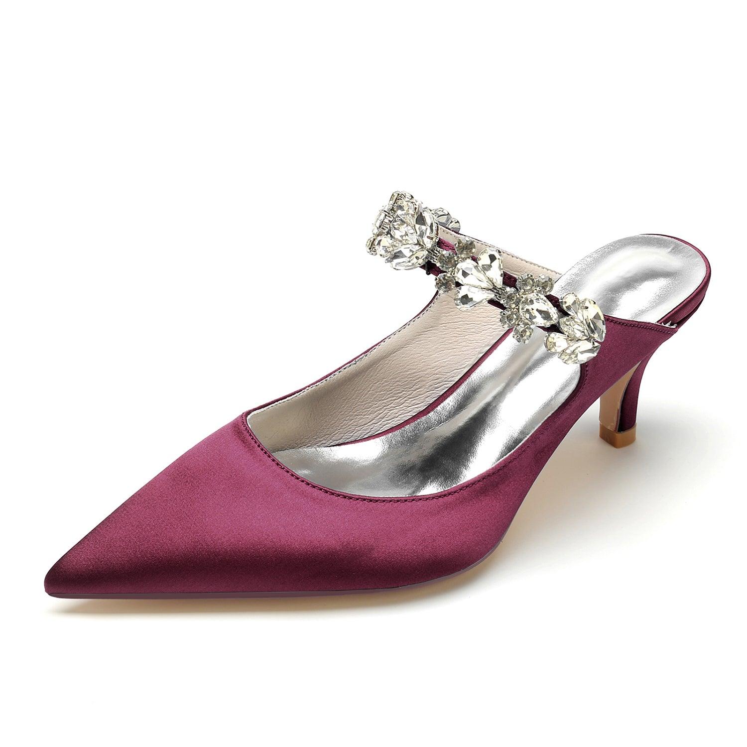 Stiletto Heel 6cm Silk-Like Shoes CK0360 - COCOMELODY