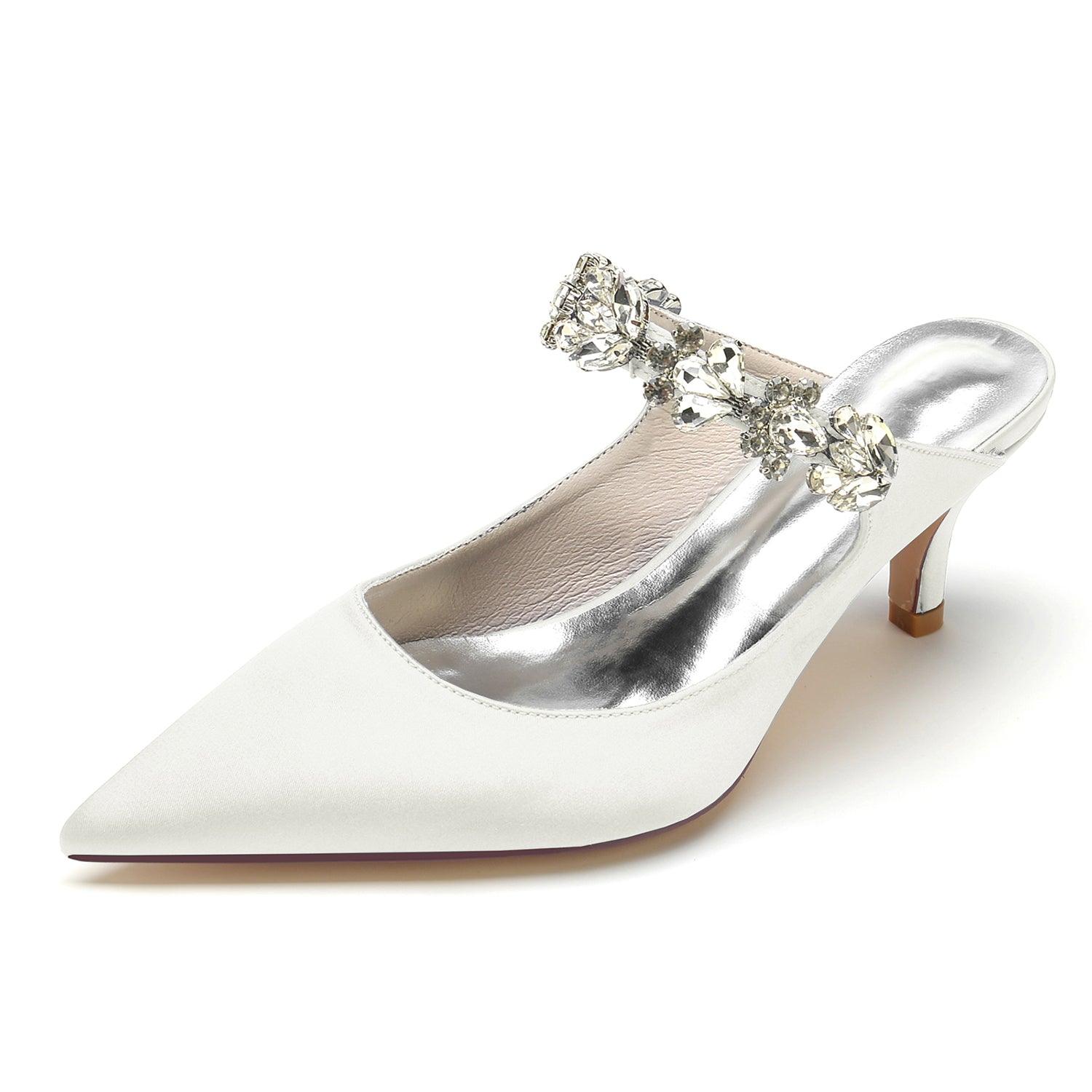 Stiletto Heel 6cm Silk-Like Shoes CK0360 - COCOMELODY