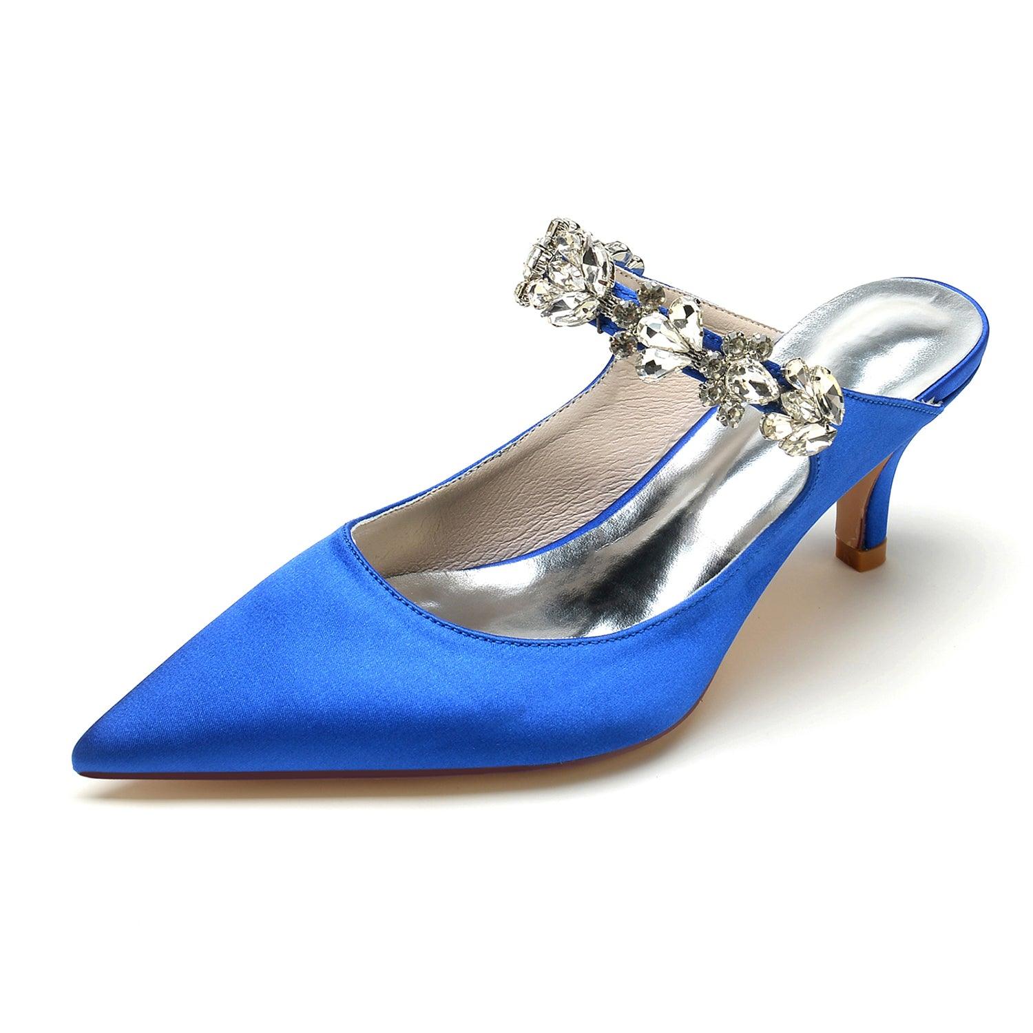 Stiletto Heel 6cm Silk-Like Shoes CK0360 - COCOMELODY