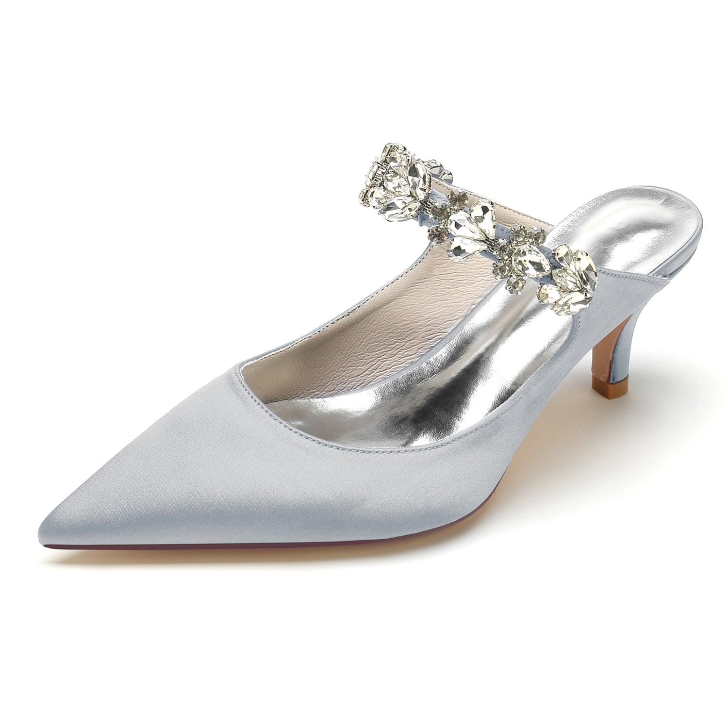 Stiletto Heel 6cm Silk-Like Shoes CK0360 - COCOMELODY