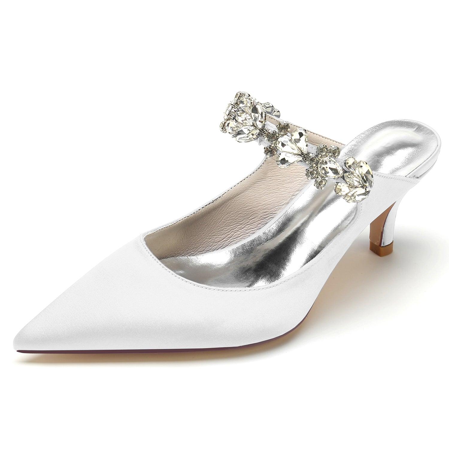 Stiletto Heel 6cm Silk-Like Shoes CK0360 - COCOMELODY