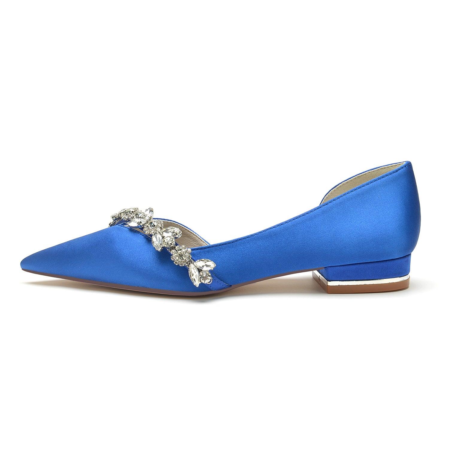 Flat Heel 2.5cm Silk-Like Shoes CK0361 - COCOMELODY