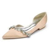 Flat Heel 2.5cm Silk-Like Shoes CK0361 - COCOMELODY