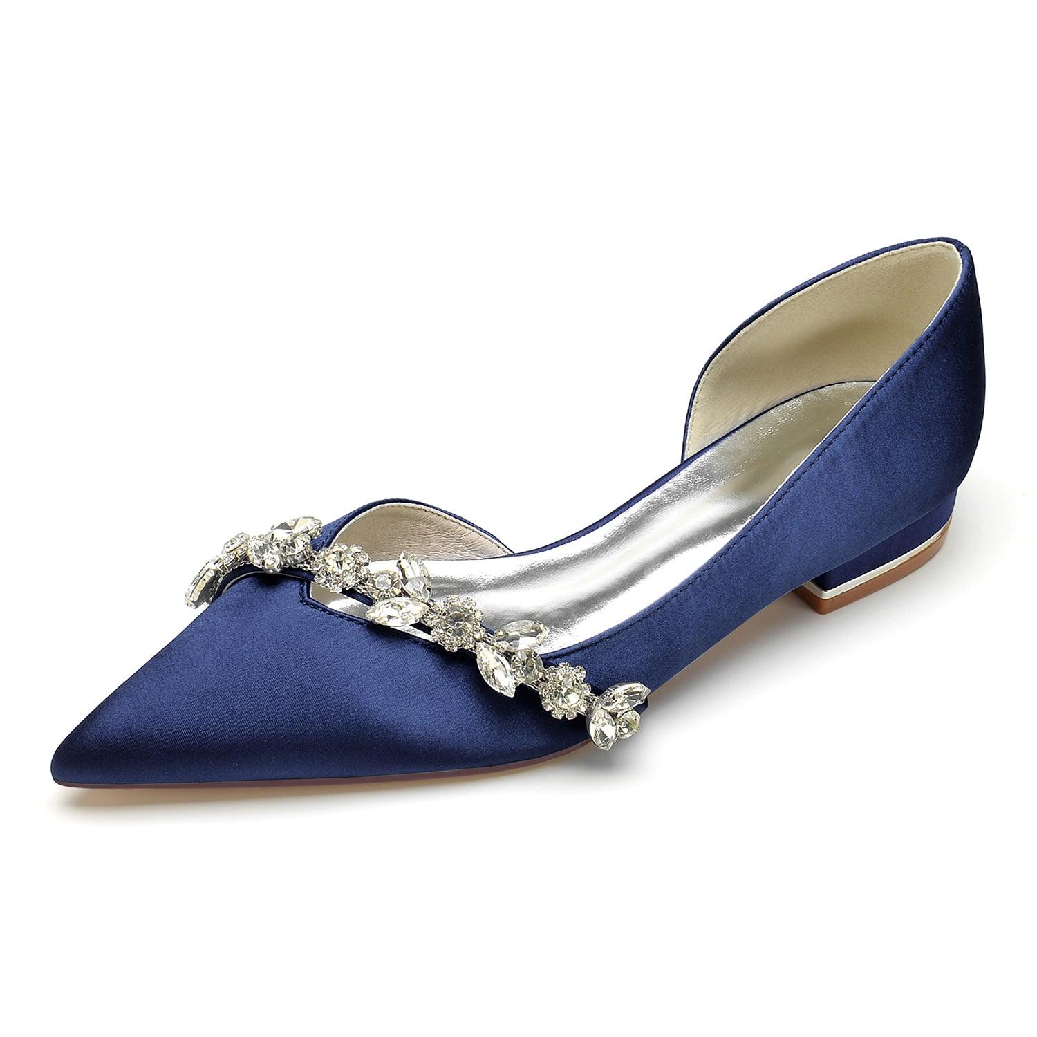 Flat Heel 2.5cm Silk-Like Shoes CK0361 - COCOMELODY