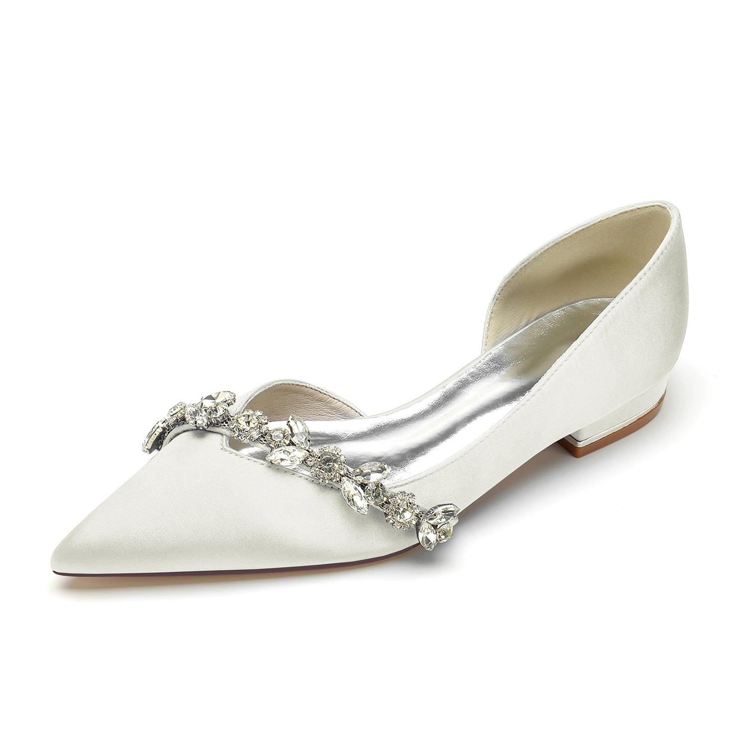 Flat Heel 2.5cm Silk-Like Shoes CK0361 - COCOMELODY