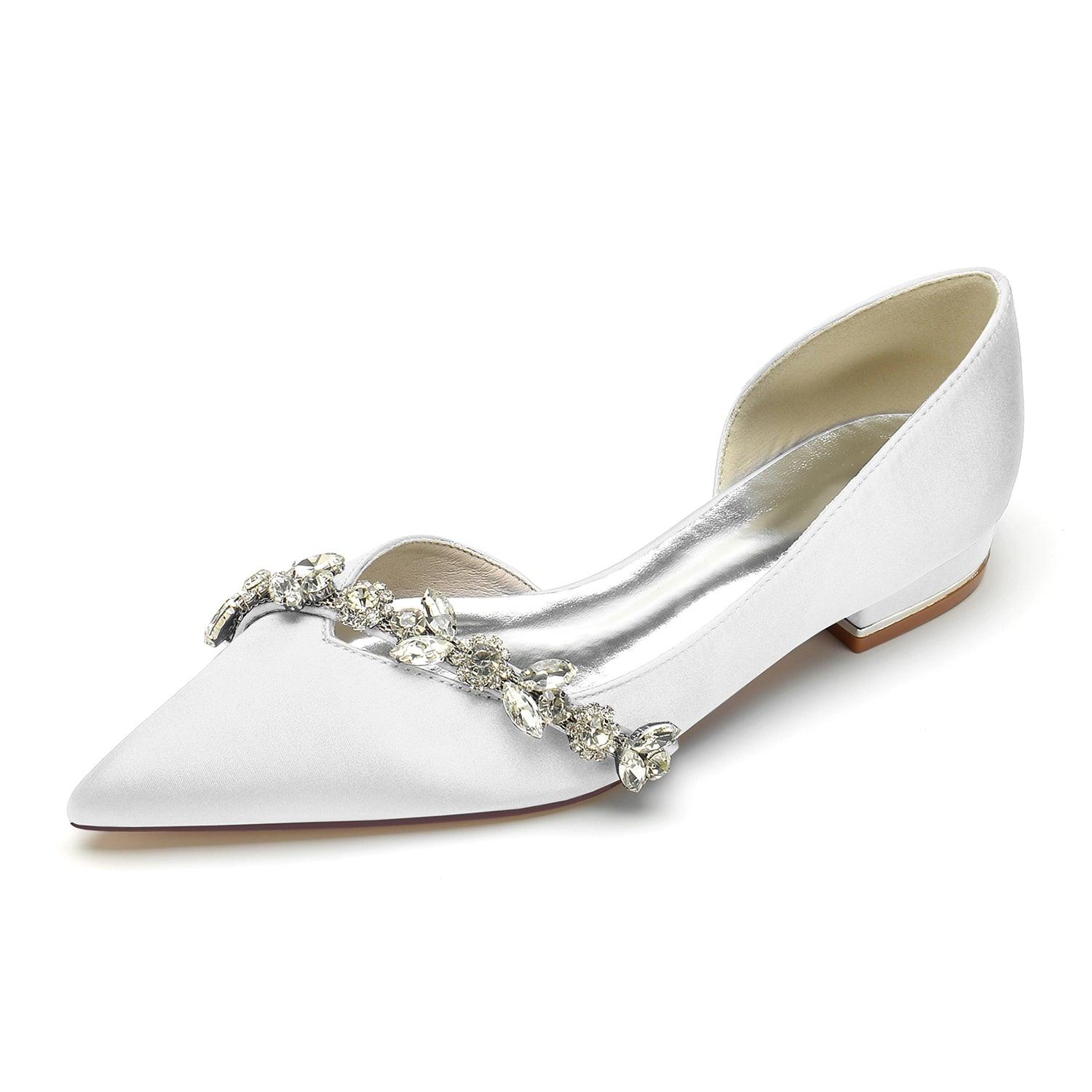 Flat Heel 2.5cm Silk-Like Shoes CK0361 - COCOMELODY