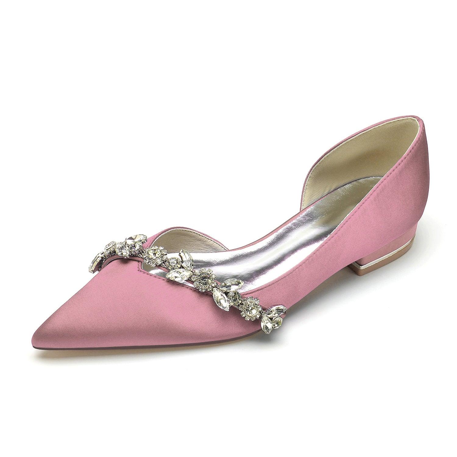 Flat Heel 2.5cm Silk-Like Shoes CK0361 - COCOMELODY