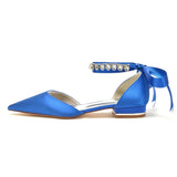 Flat Heel 2.5cm Silk-Like Shoes CK0365 - COCOMELODY