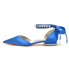 Flat Heel 2.5cm Silk-Like Shoes CK0365 - COCOMELODY