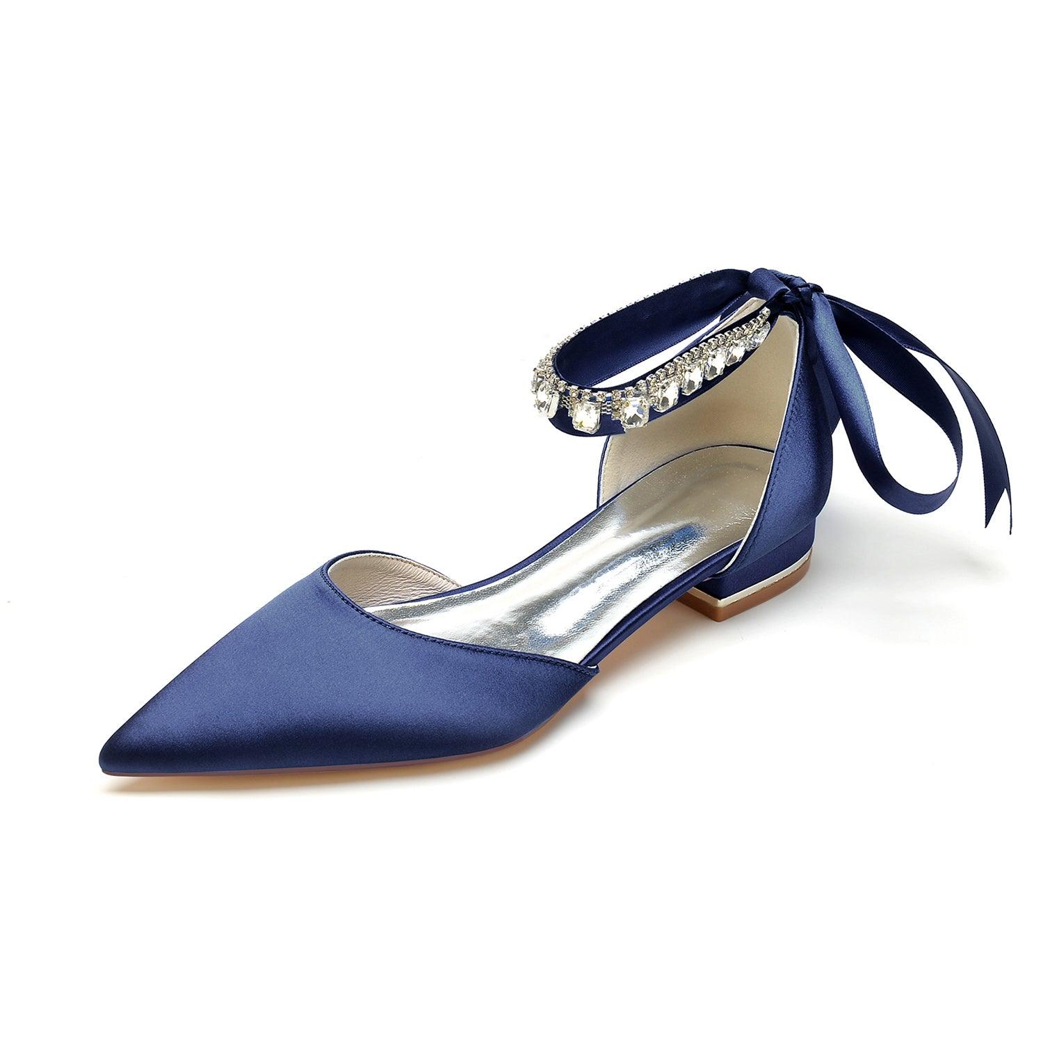 Flat Heel 2.5cm Silk-Like Shoes CK0365 - COCOMELODY