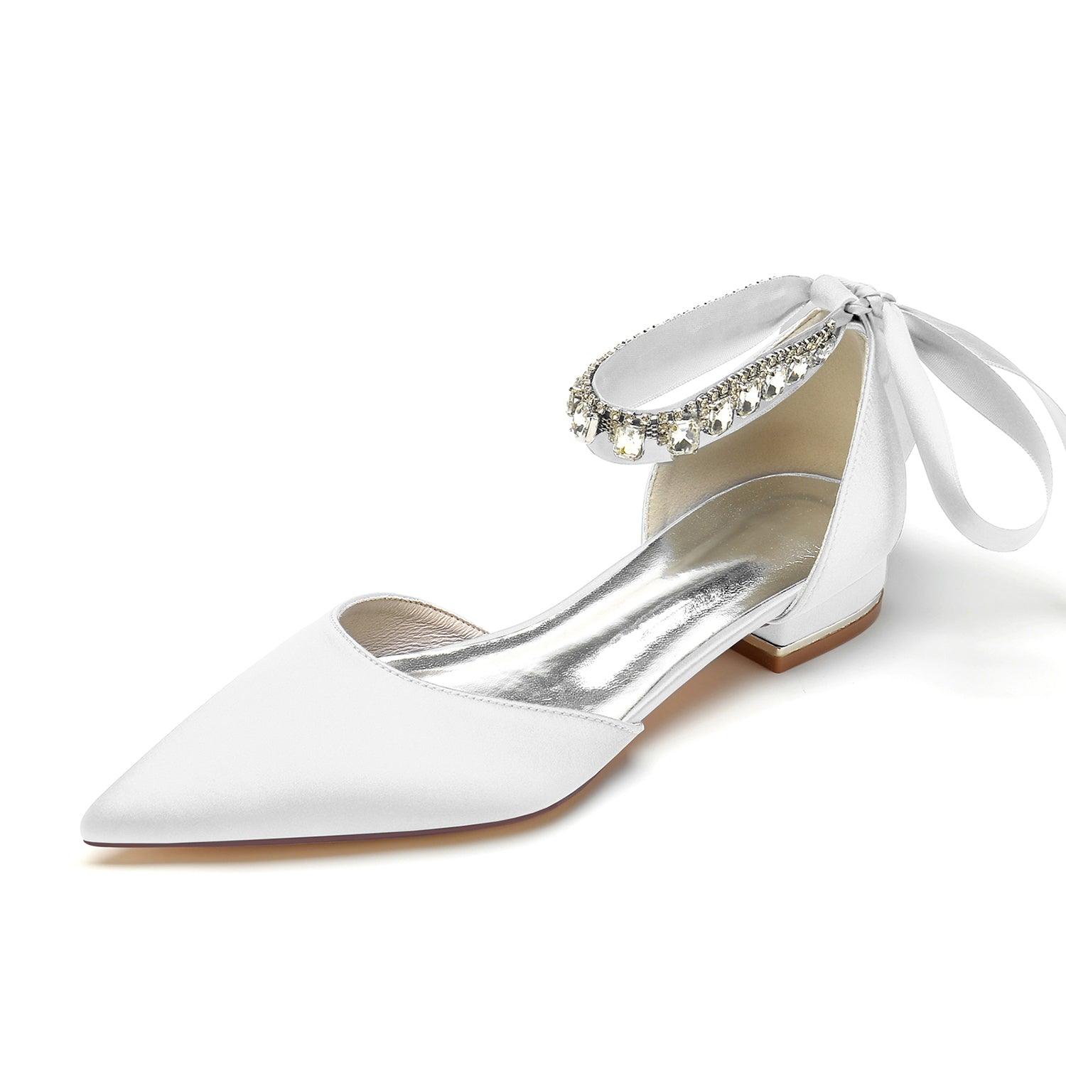 Flat Heel 2.5cm Silk-Like Shoes CK0365 - COCOMELODY