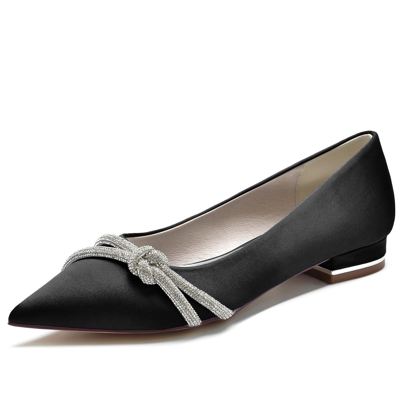 Flat Heel 2.5cm Silk-Like Shoes CK0366 - COCOMELODY