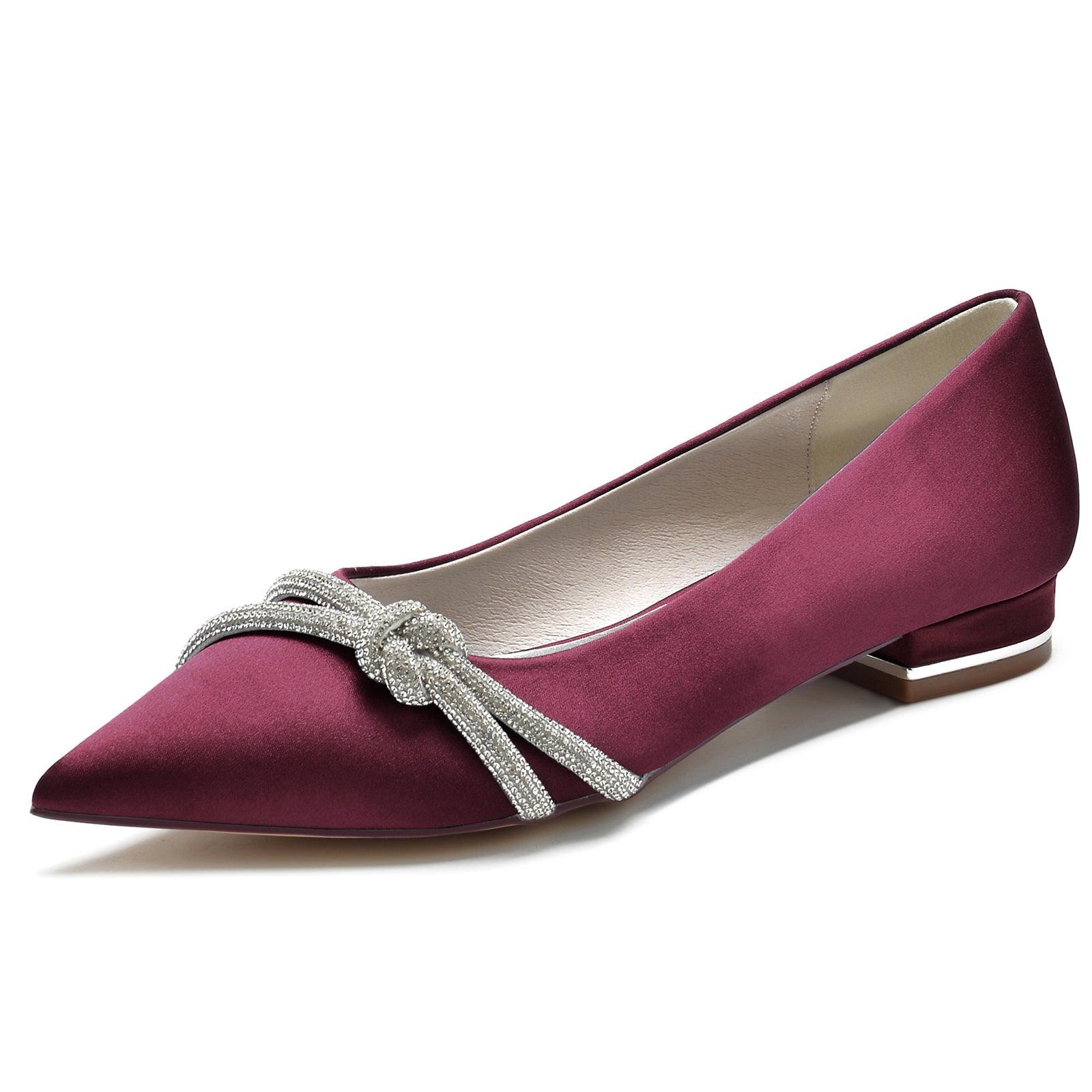 Flat Heel 2.5cm Silk-Like Shoes CK0366 - COCOMELODY