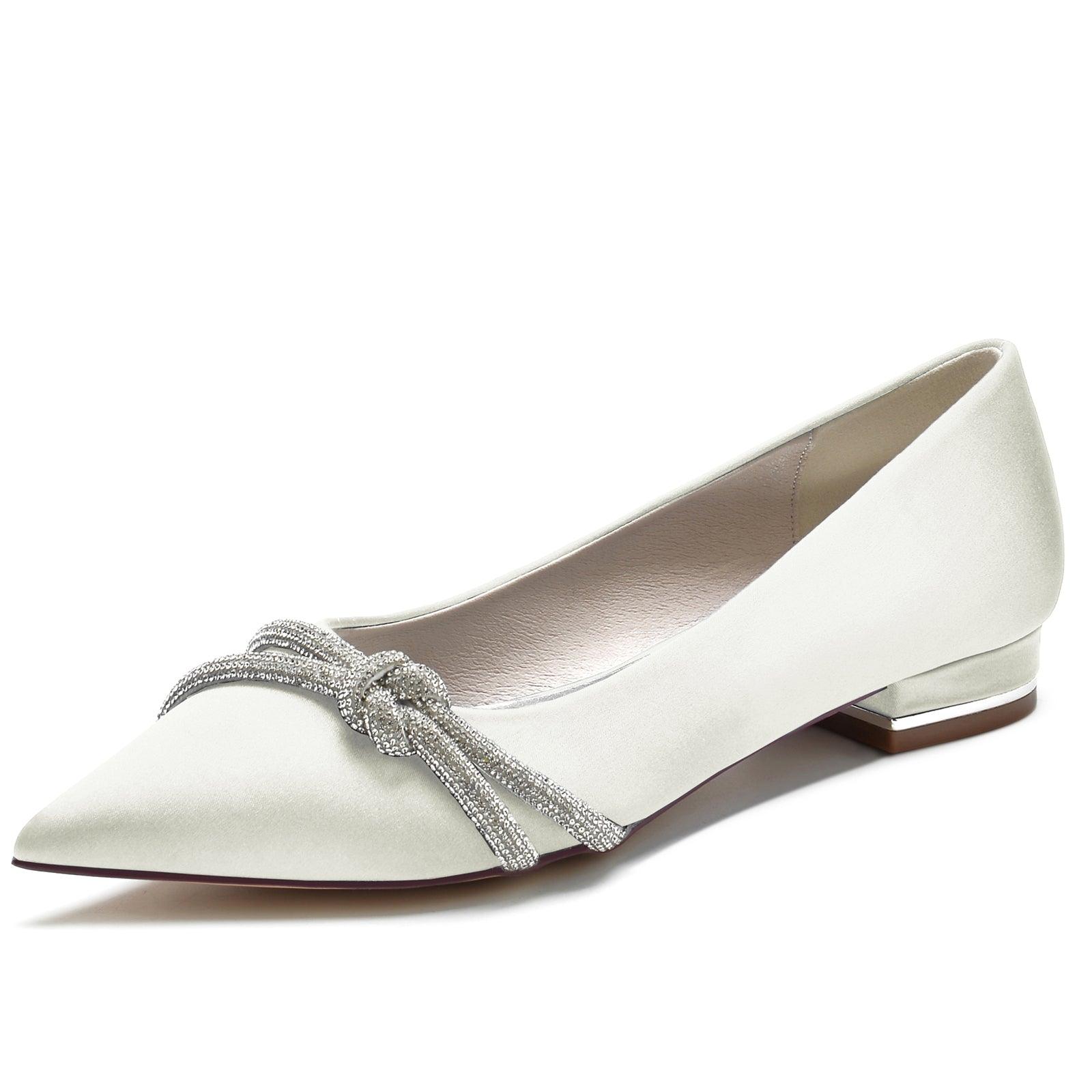 Flat Heel 2.5cm Silk-Like Shoes CK0366 - COCOMELODY