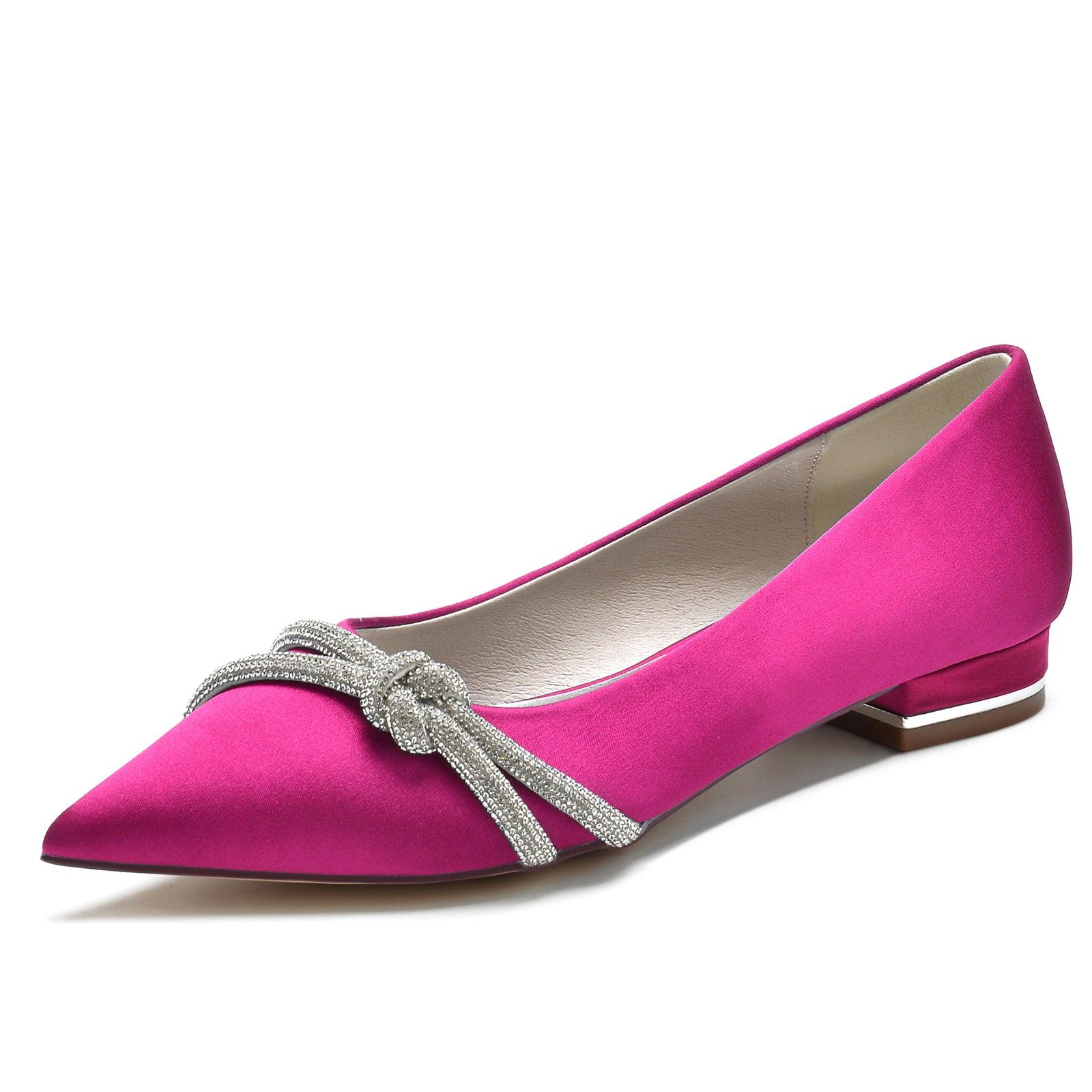 Flat Heel 2.5cm Silk-Like Shoes CK0366 - COCOMELODY