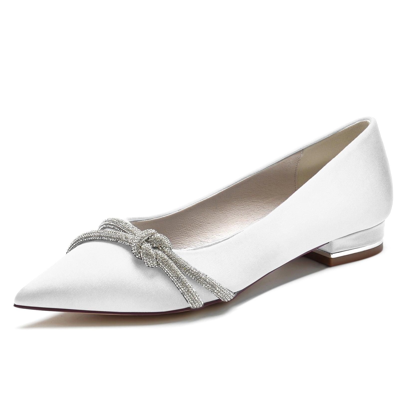 Flat Heel 2.5cm Silk-Like Shoes CK0366 - COCOMELODY