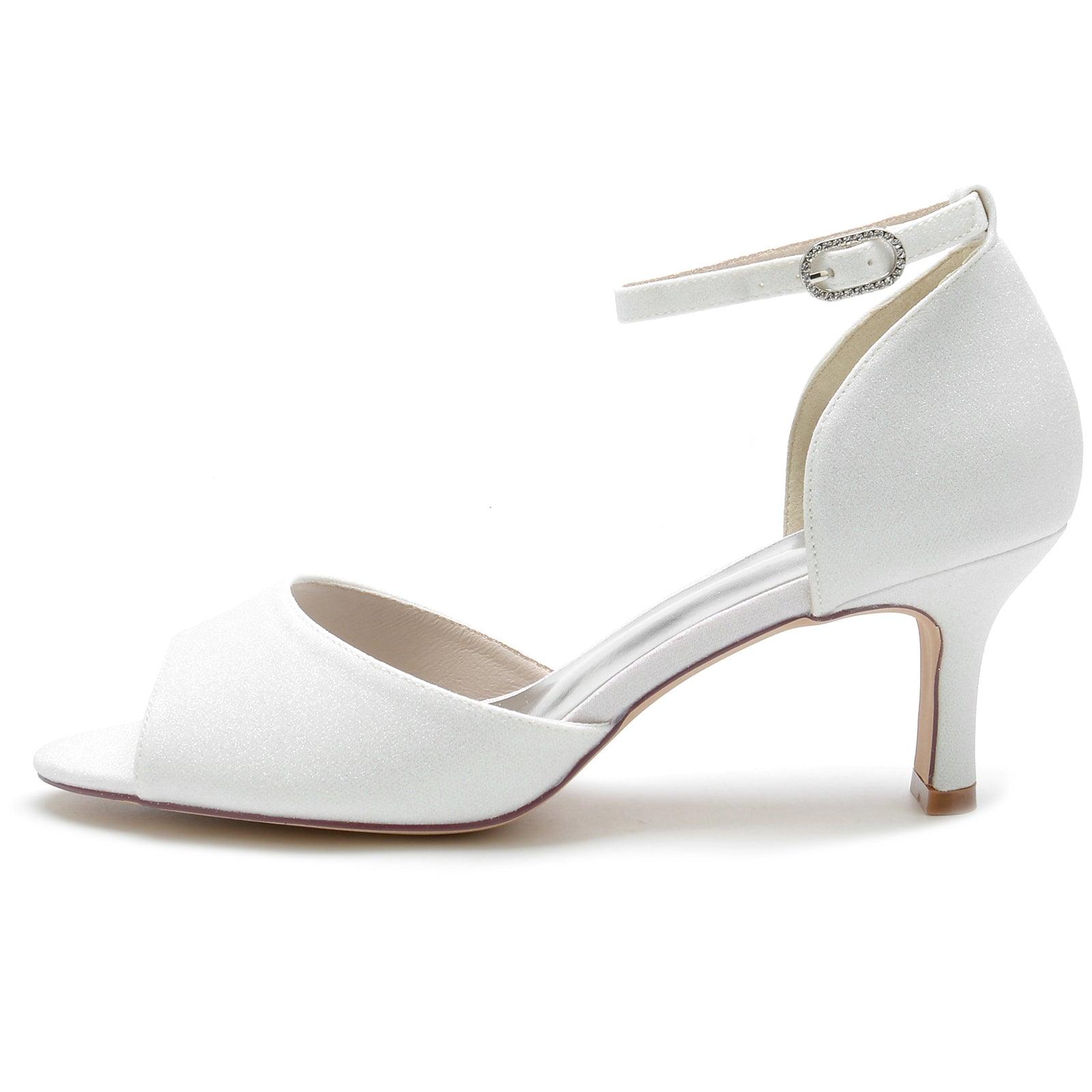 Chunky Heel 6.5cm Glitter Shoes CK0368 - COCOMELODY
