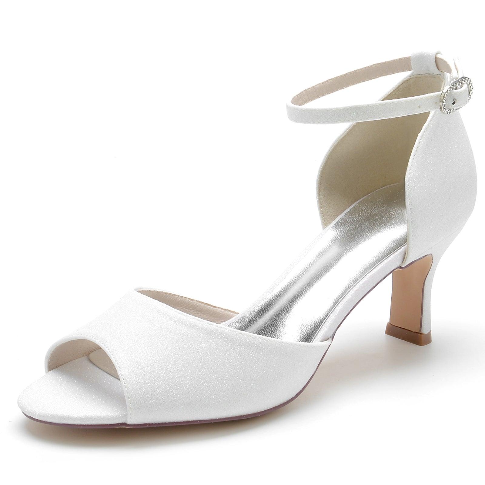 Chunky Heel 6.5cm Glitter Shoes CK0368 - COCOMELODY