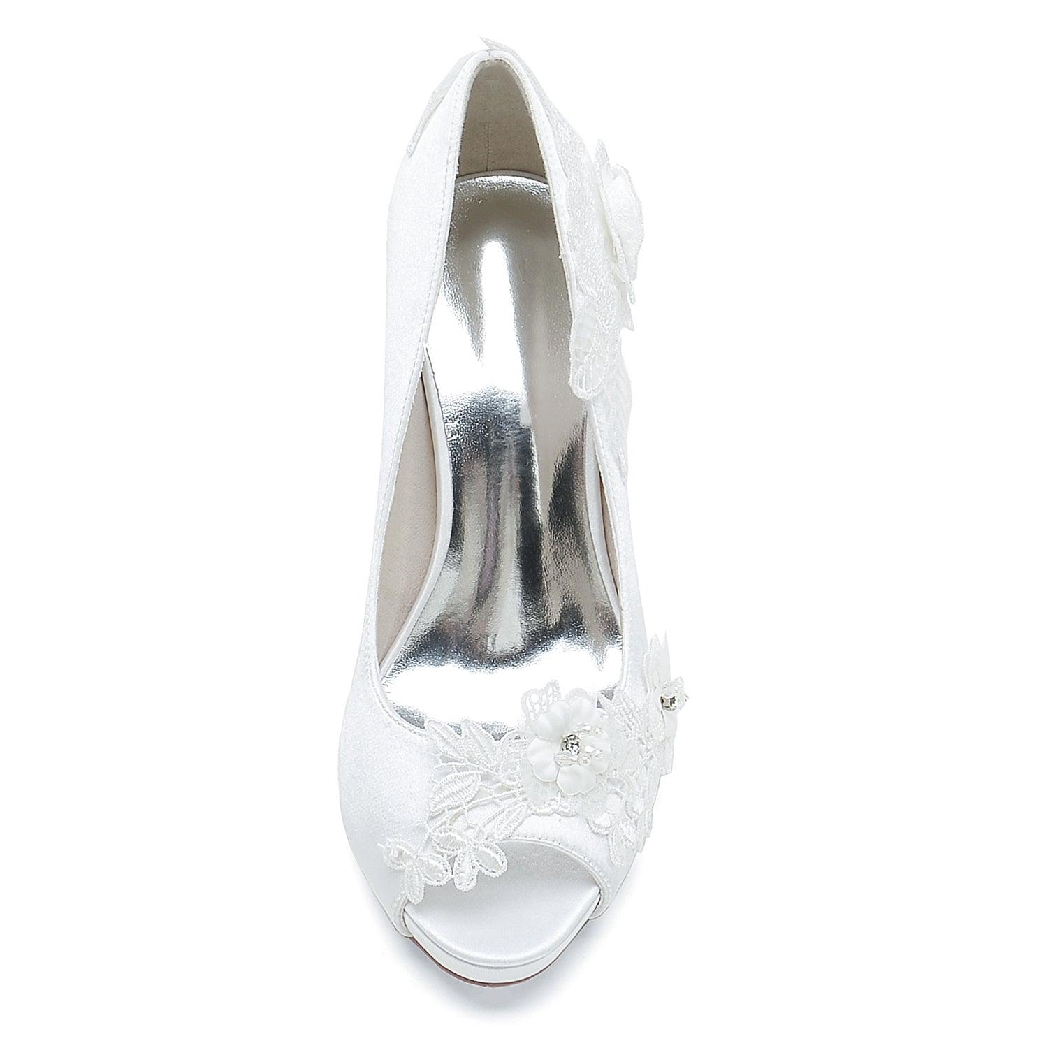 Stiletto Heel 10cm Silk-Like Shoes CK0374 - COCOMELODY