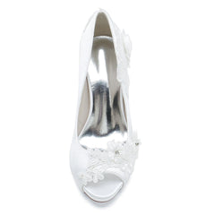 Stiletto Heel 10cm Silk-Like Shoes CK0374 - COCOMELODY