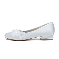 Flat Heel 2.5cm Silk-Like Shoes CK0375 - COCOMELODY