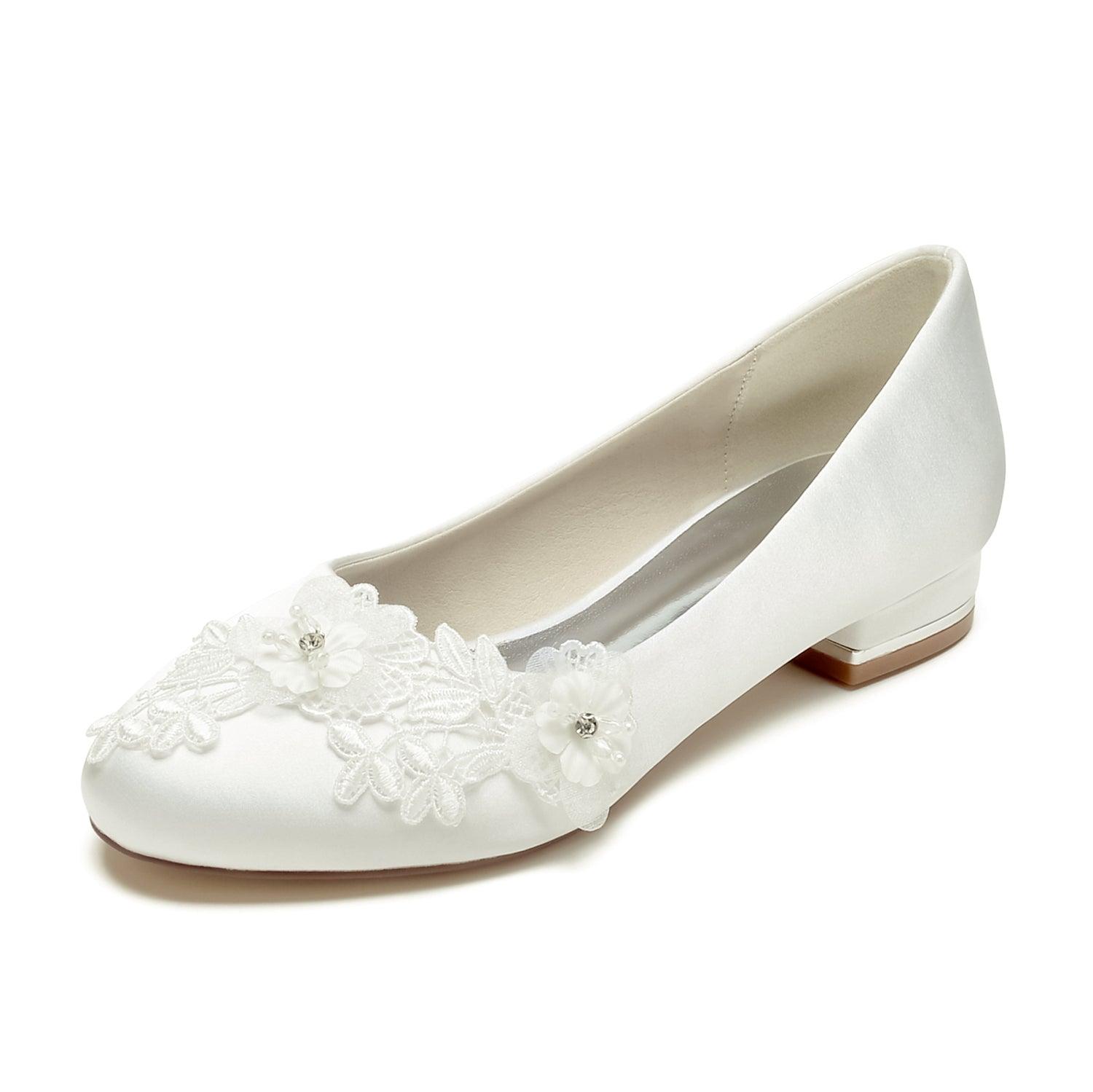 Flat Heel 2.5cm Silk-Like Shoes CK0375 - COCOMELODY