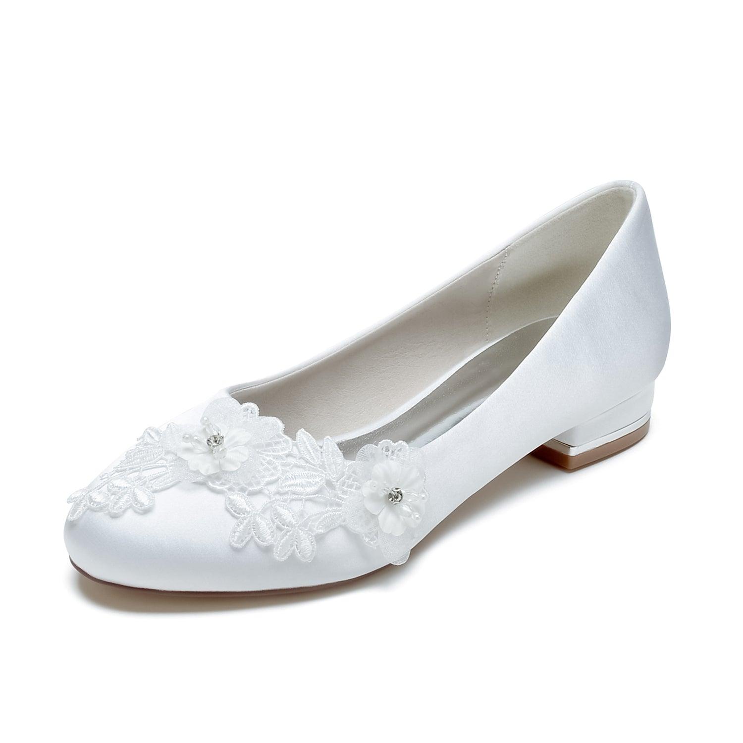 Flat Heel 2.5cm Silk-Like Shoes CK0375 - COCOMELODY