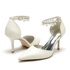Stiletto Heel 8.5cm PU Shoes CK0410 - COCOMELODY