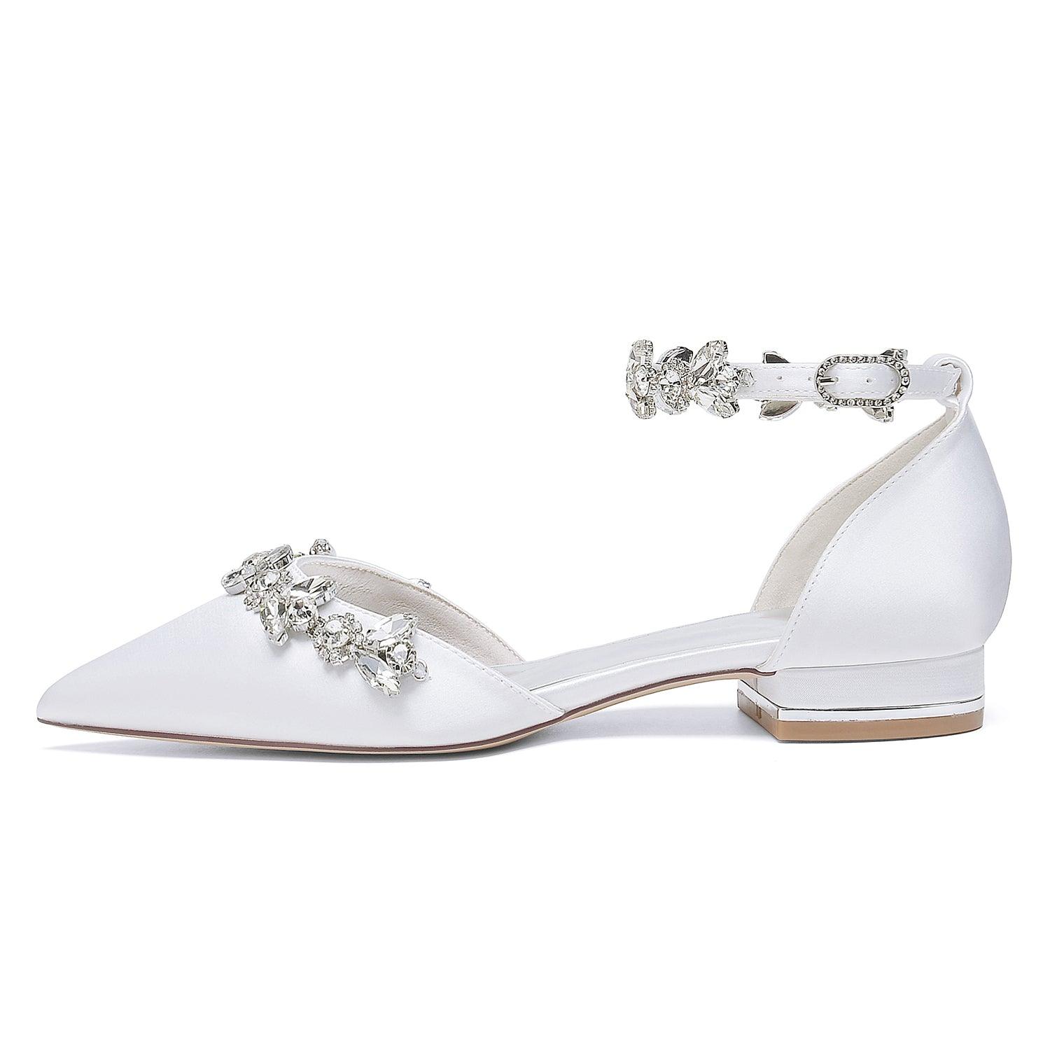 Flat Heel 2.5cm Silk-Like Shoes CK0418 - COCOMELODY