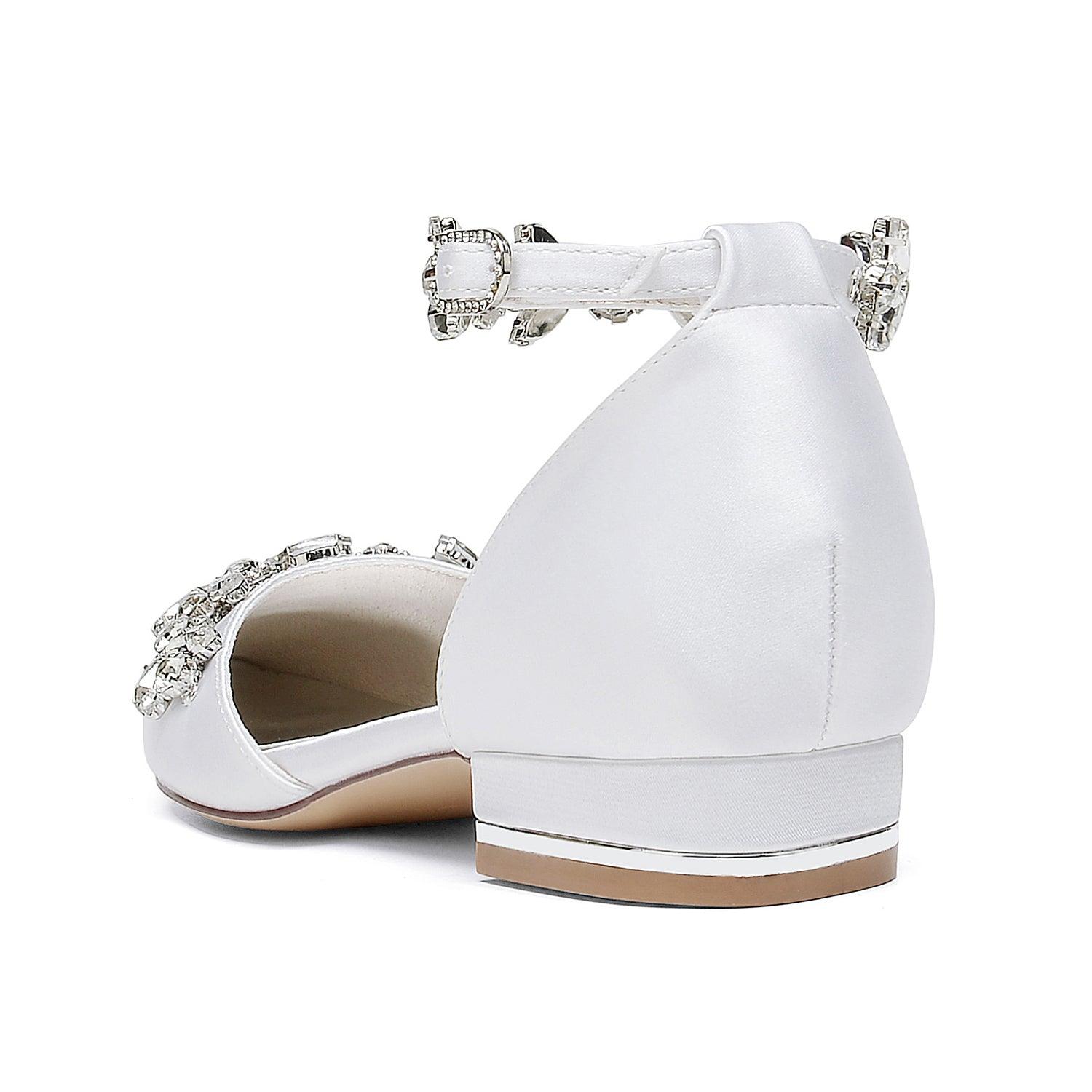 Flat Heel 2.5cm Silk-Like Shoes CK0418 - COCOMELODY