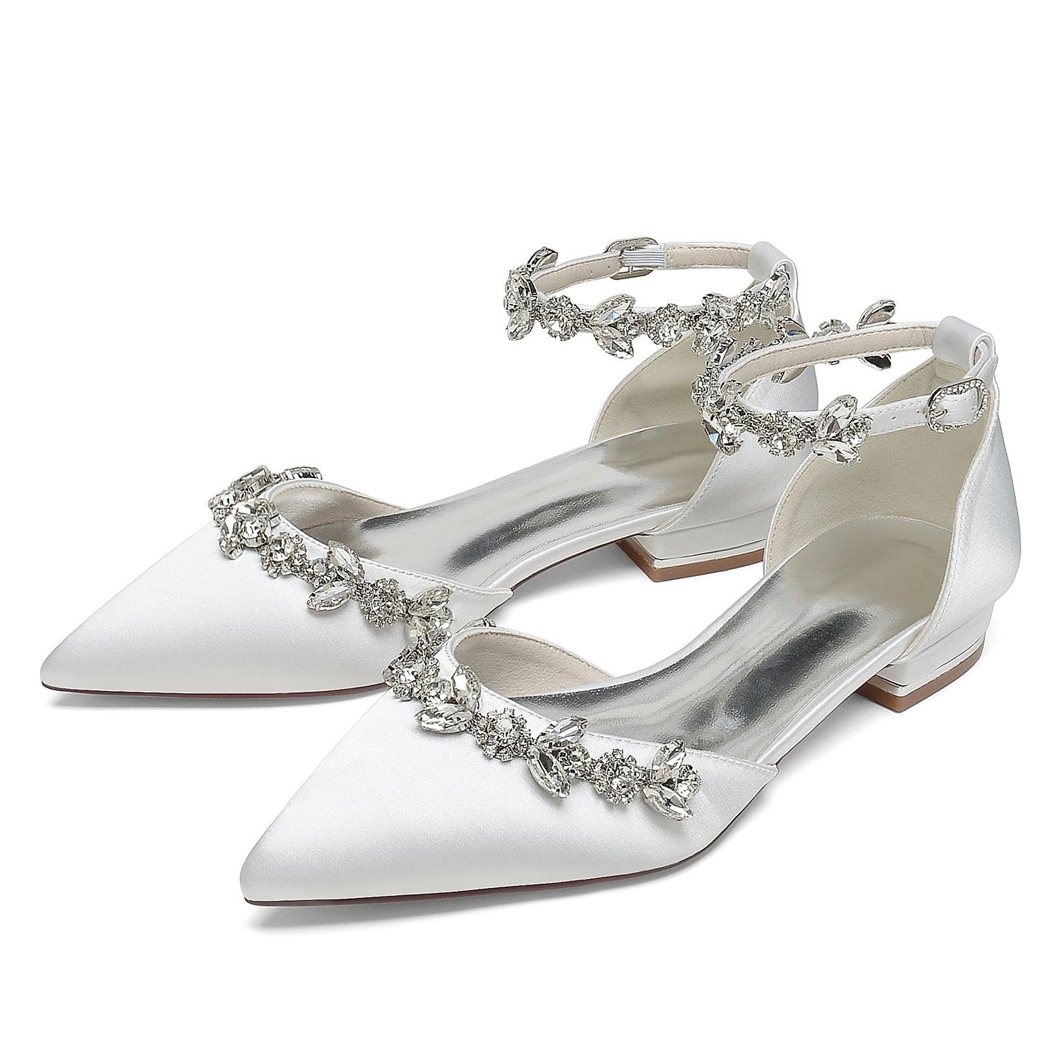 Flat Heel 2.5cm Silk-Like Shoes CK0418 - COCOMELODY