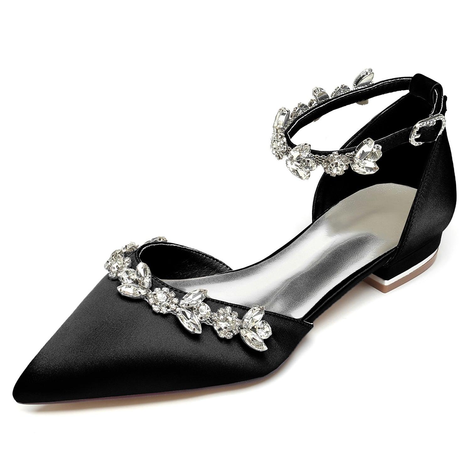 Flat Heel 2.5cm Silk-Like Shoes CK0418 - COCOMELODY