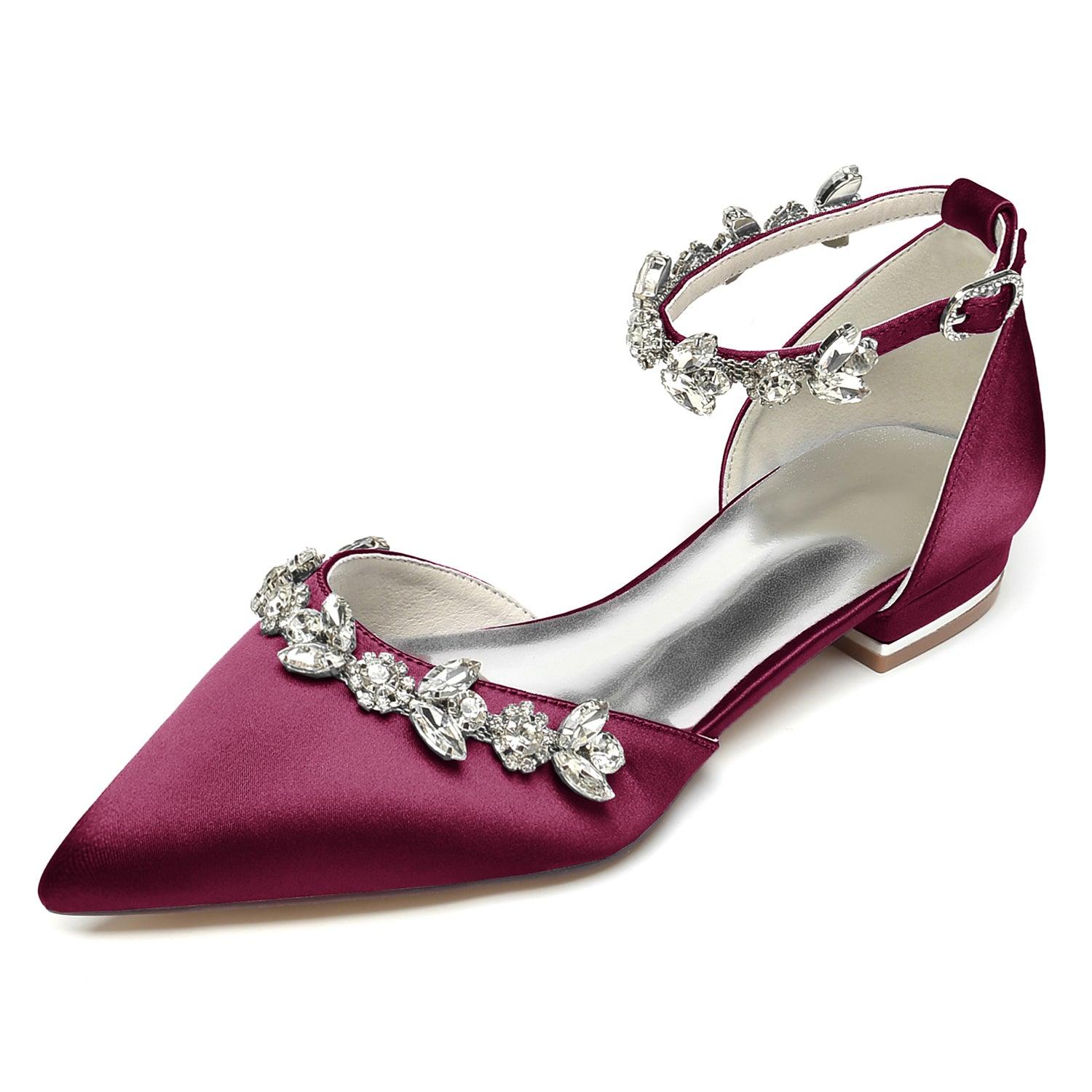 Flat Heel 2.5cm Silk-Like Shoes CK0418 - COCOMELODY
