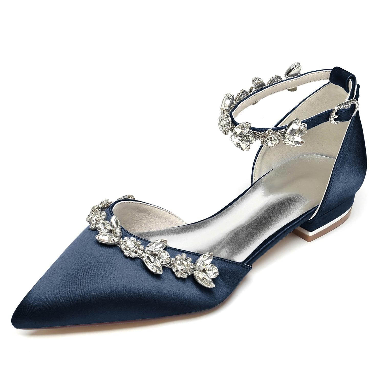 Flat Heel 2.5cm Silk-Like Shoes CK0418 - COCOMELODY