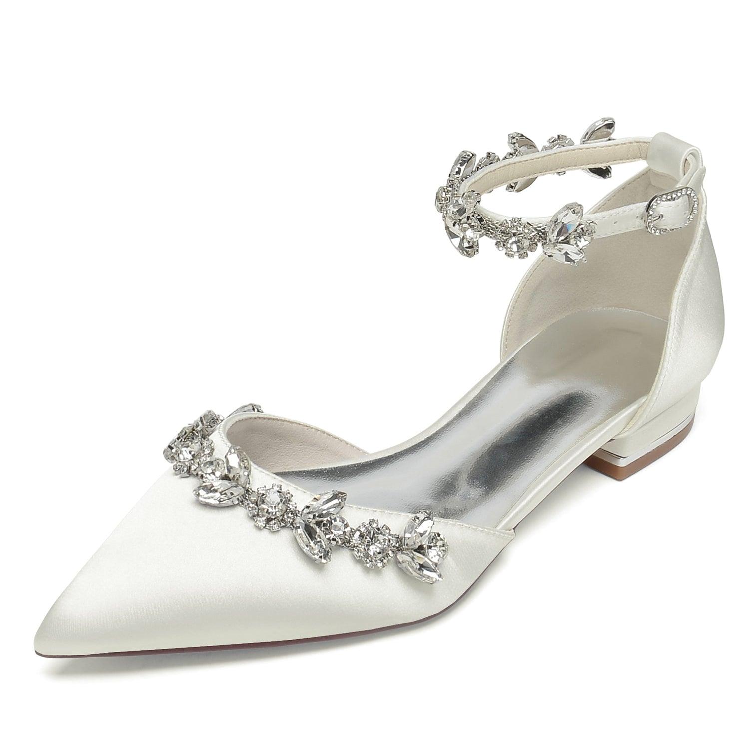 Flat Heel 2.5cm Silk-Like Shoes CK0418 - COCOMELODY