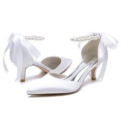 Stiletto Heel 6cm Silk-Like Shoes CK0420 - COCOMELODY