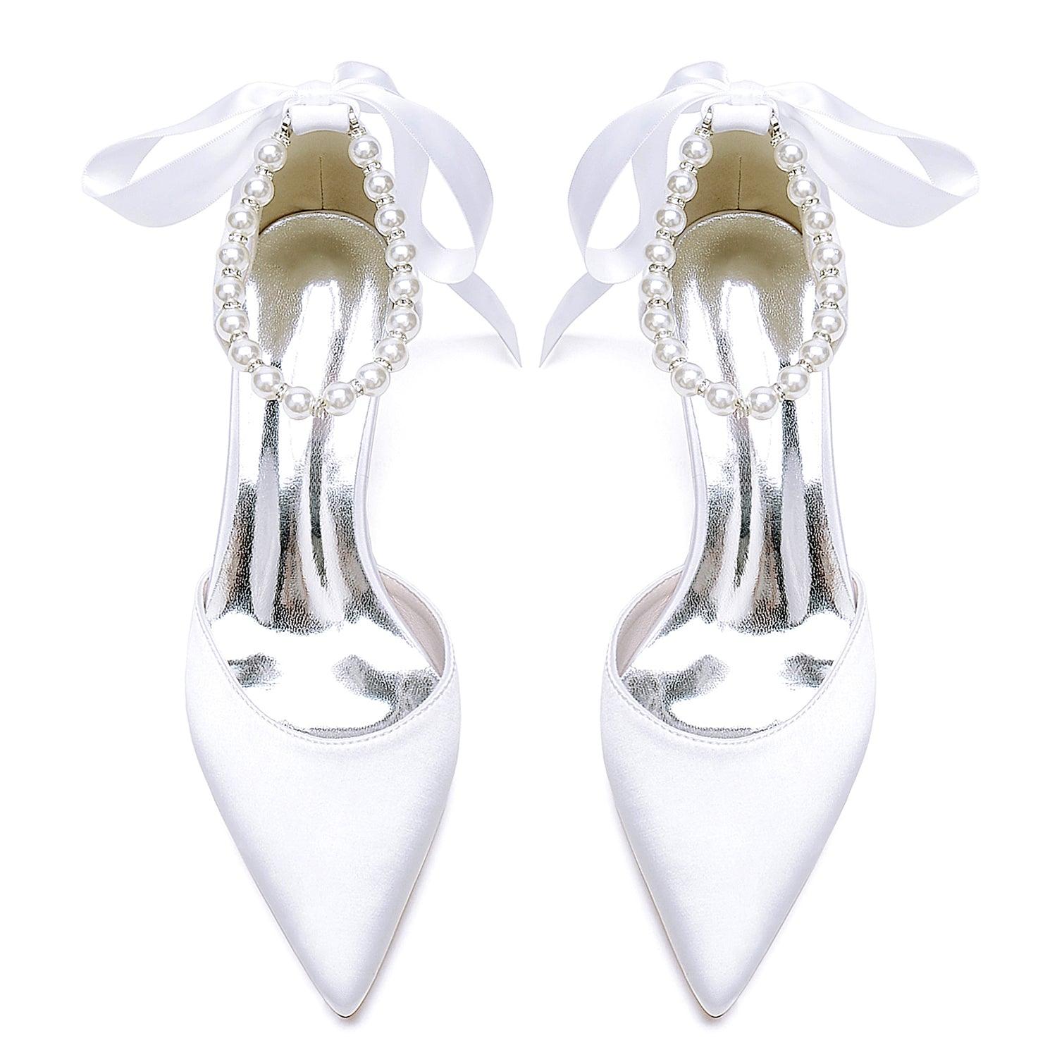 Stiletto Heel 6cm Silk-Like Shoes CK0420 - COCOMELODY