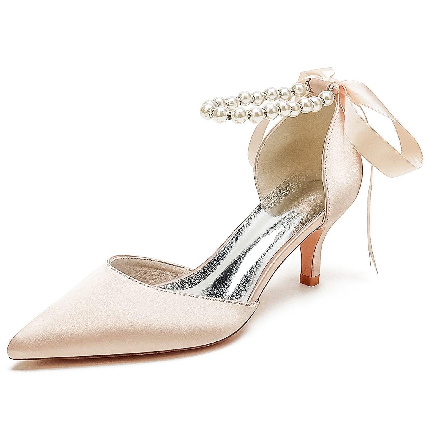 Stiletto Heel 6cm Silk-Like Shoes CK0420 - COCOMELODY