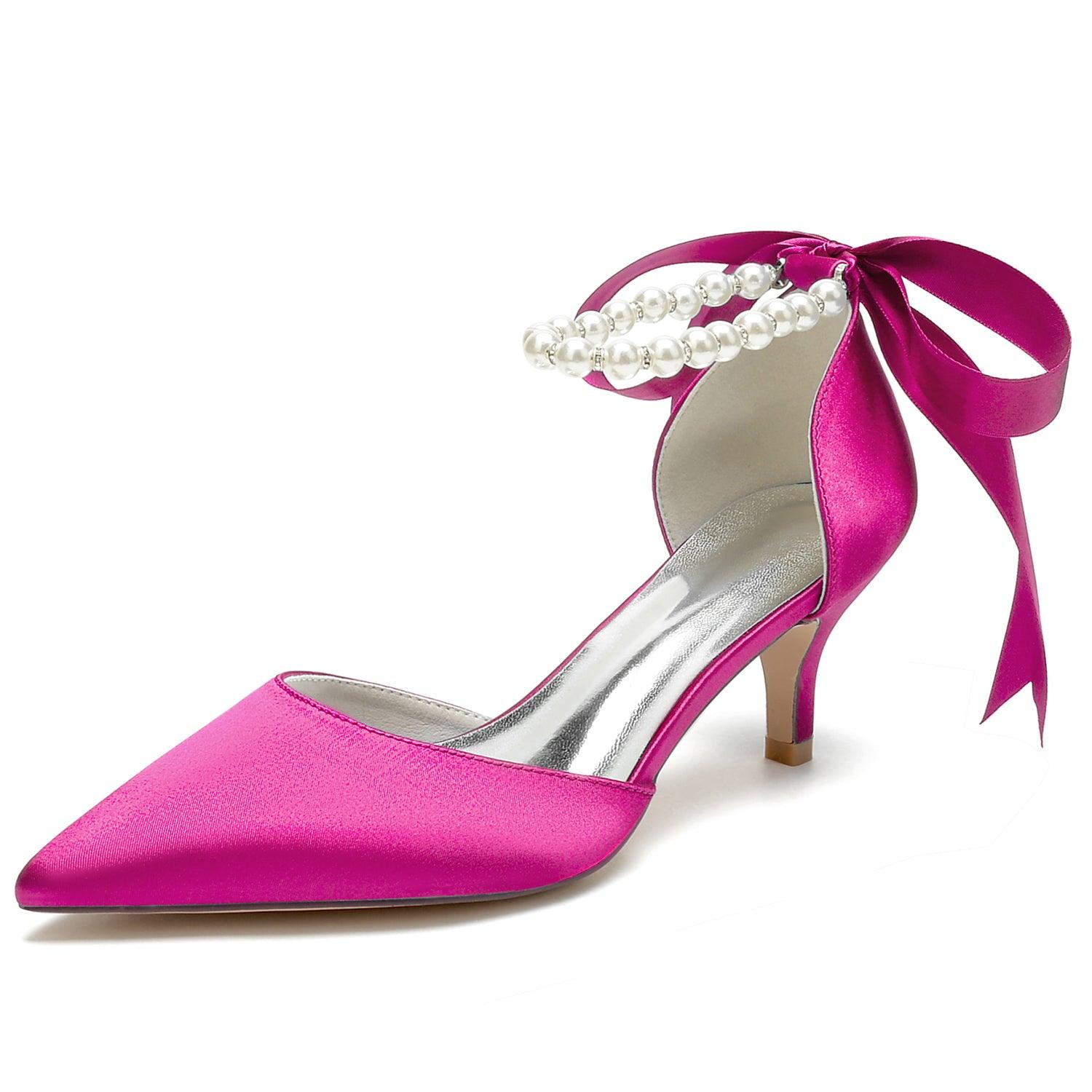 Stiletto Heel 6cm Silk-Like Shoes CK0420 - COCOMELODY
