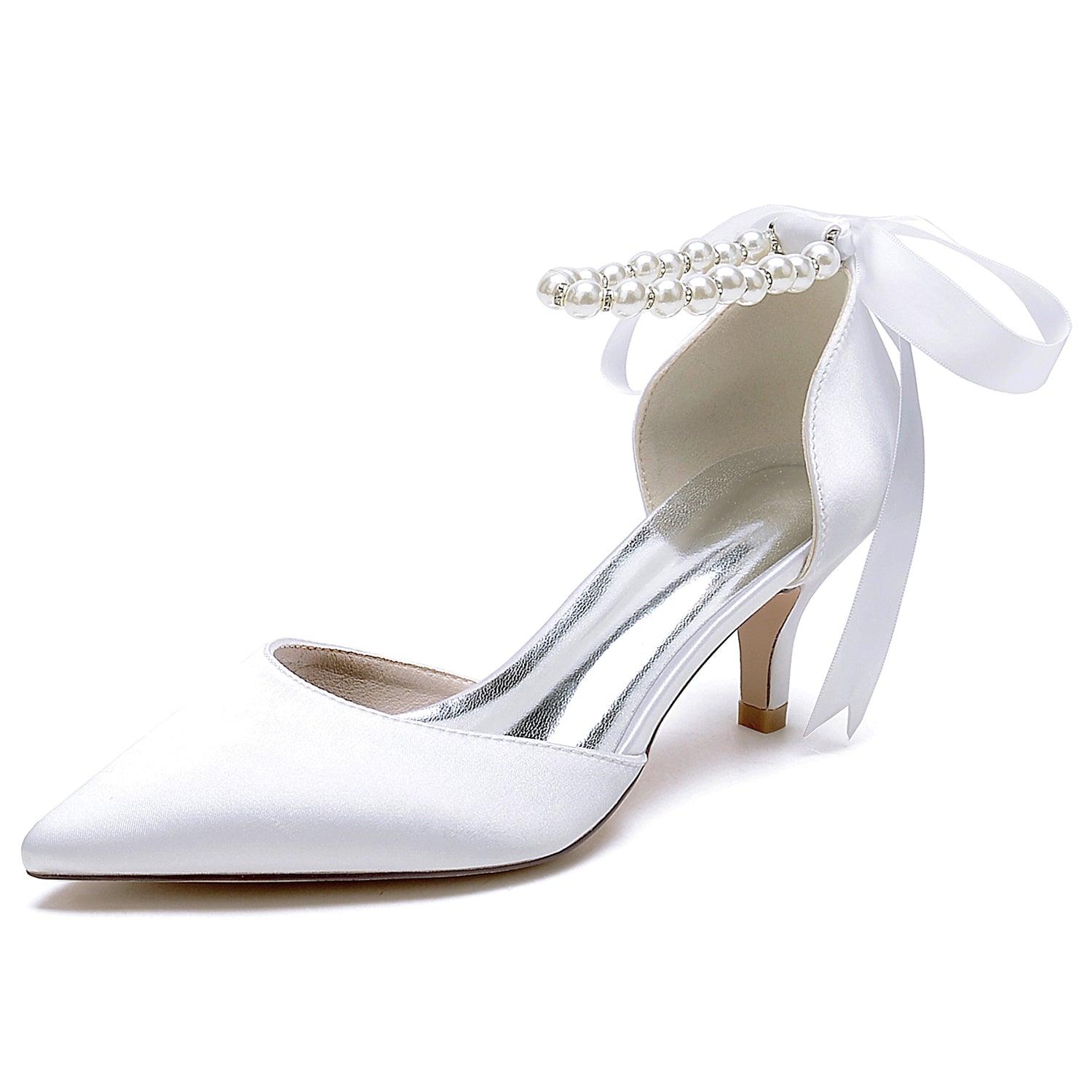 Stiletto Heel 6cm Silk-Like Shoes CK0420 - COCOMELODY