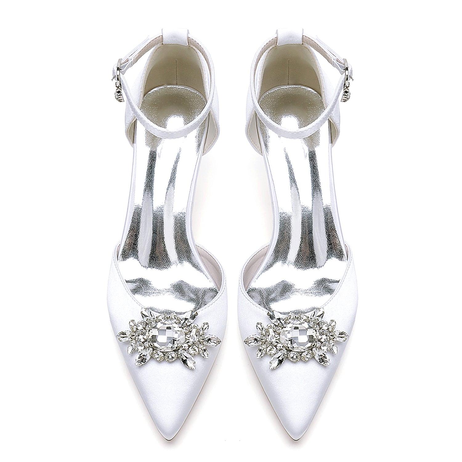 Stiletto Heel 6cm Silk-Like Shoes CK0422 - COCOMELODY