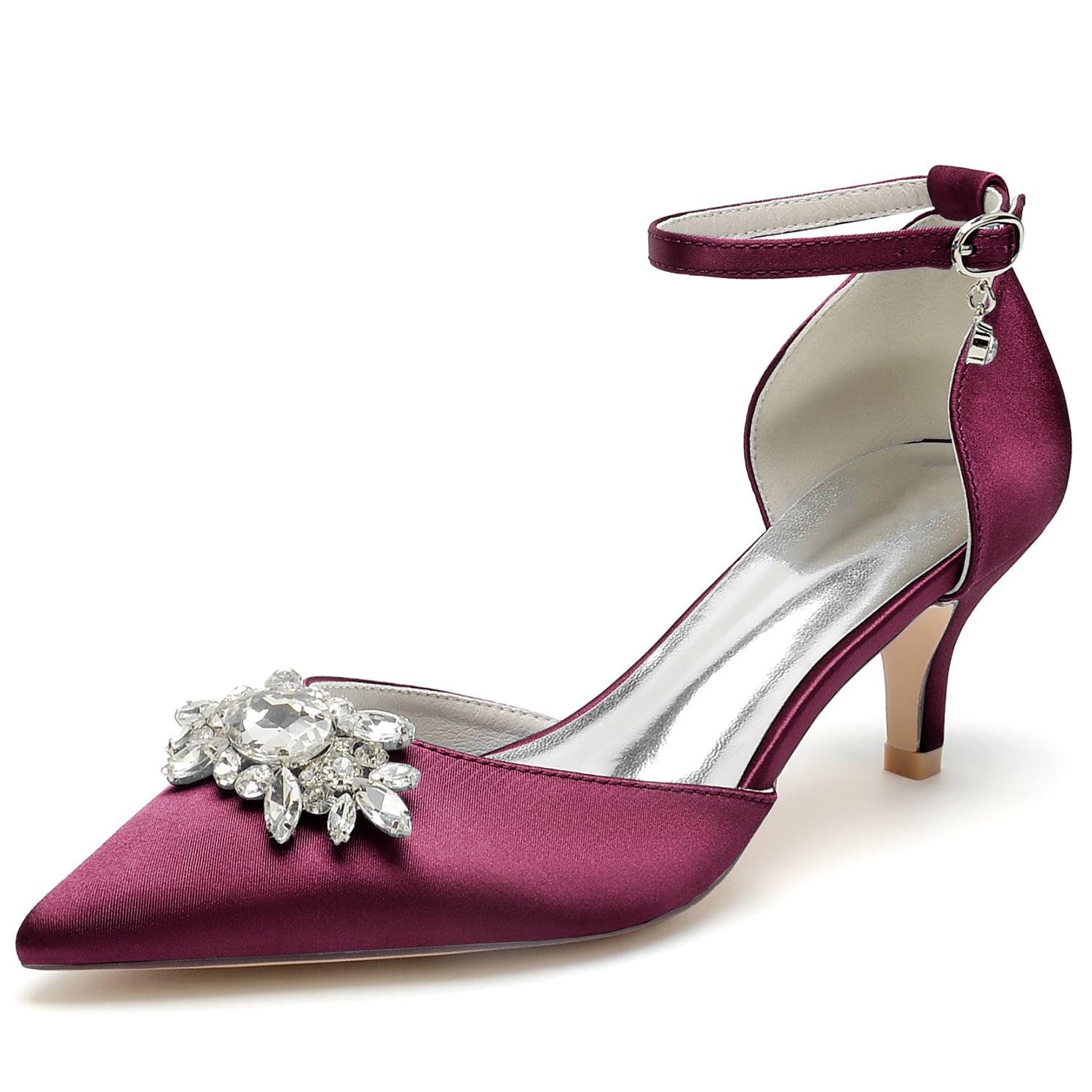 Stiletto Heel 6cm Silk-Like Shoes CK0422 - COCOMELODY