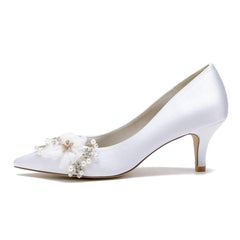Stiletto Heel 6cm Silk-Like Shoes CK0423 - COCOMELODY