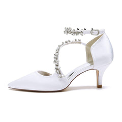 Stiletto Heel 6cm Silk-Like Shoes CK0425 - COCOMELODY