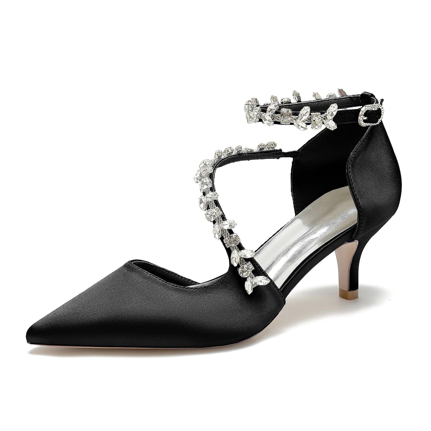 Stiletto Heel 6cm Silk-Like Shoes CK0425 - COCOMELODY