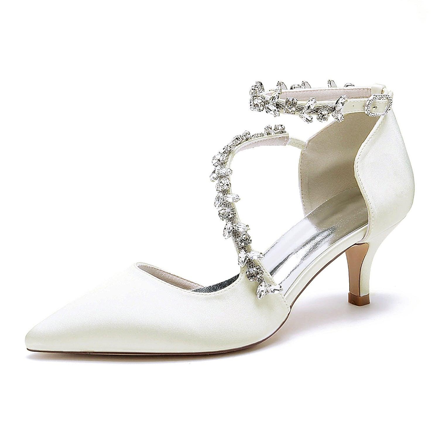 Stiletto Heel 6cm Silk-Like Shoes CK0425 - COCOMELODY