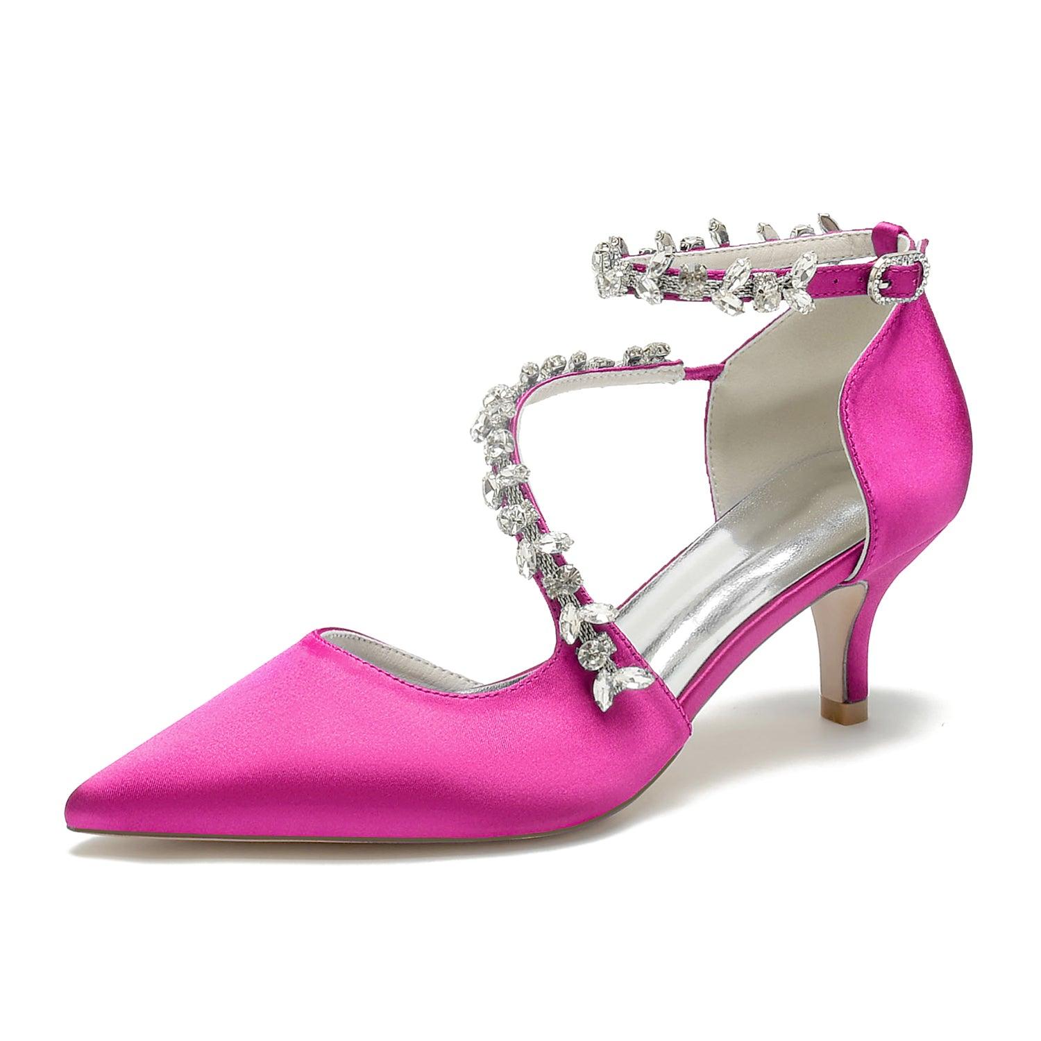 Stiletto Heel 6cm Silk-Like Shoes CK0425 - COCOMELODY