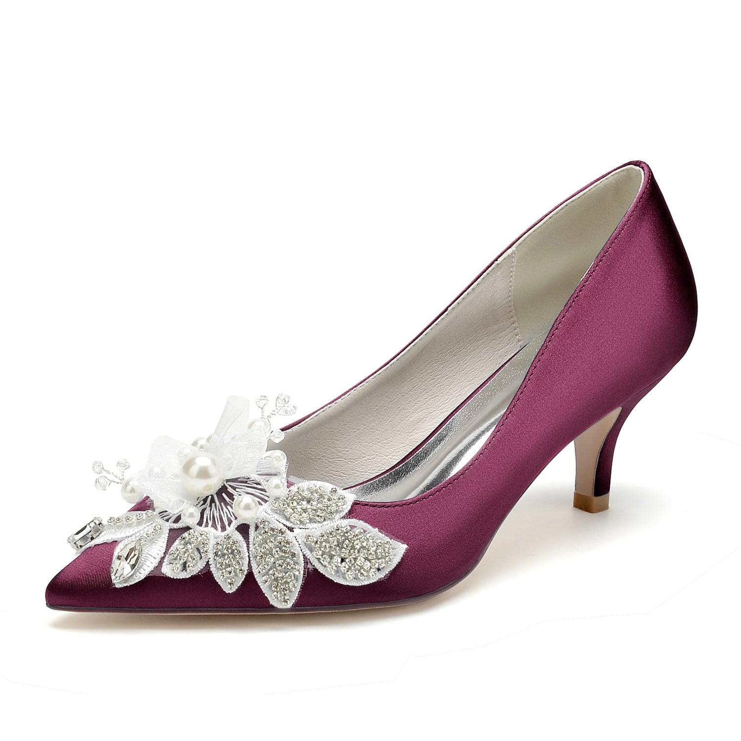 Stiletto Heel 6cm Silk-Like Shoes CK0426 - COCOMELODY